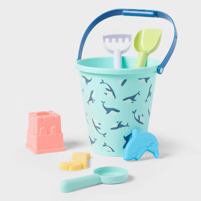 Whale Bucket Set Sand Toys 7pc - Sun Squad™ | Target