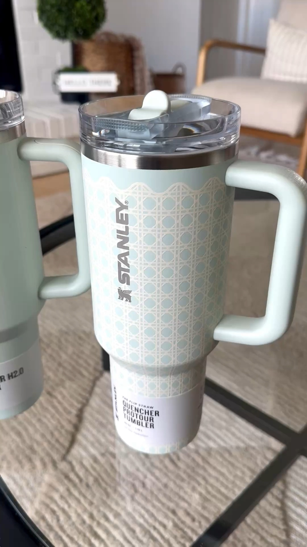 #ad Stanley’s new Spring Picnic Collection is perfectly preppy! They are adorable for spring, but will look so cute poolside this summer too. I got my hands on a couple of them - the Quencer H2.0 Flowstate Tumbler in Mist Picnic Stripe and the ProTour Flip Straw Tumbler in Mist Rattan, both 40oz. They come in blue, pink, and yellow. 

@stanley_brand #stanleypartner @Shop.LTK 


#LTKfitnessgoals #LTKmorningroutine #LTKmomlife