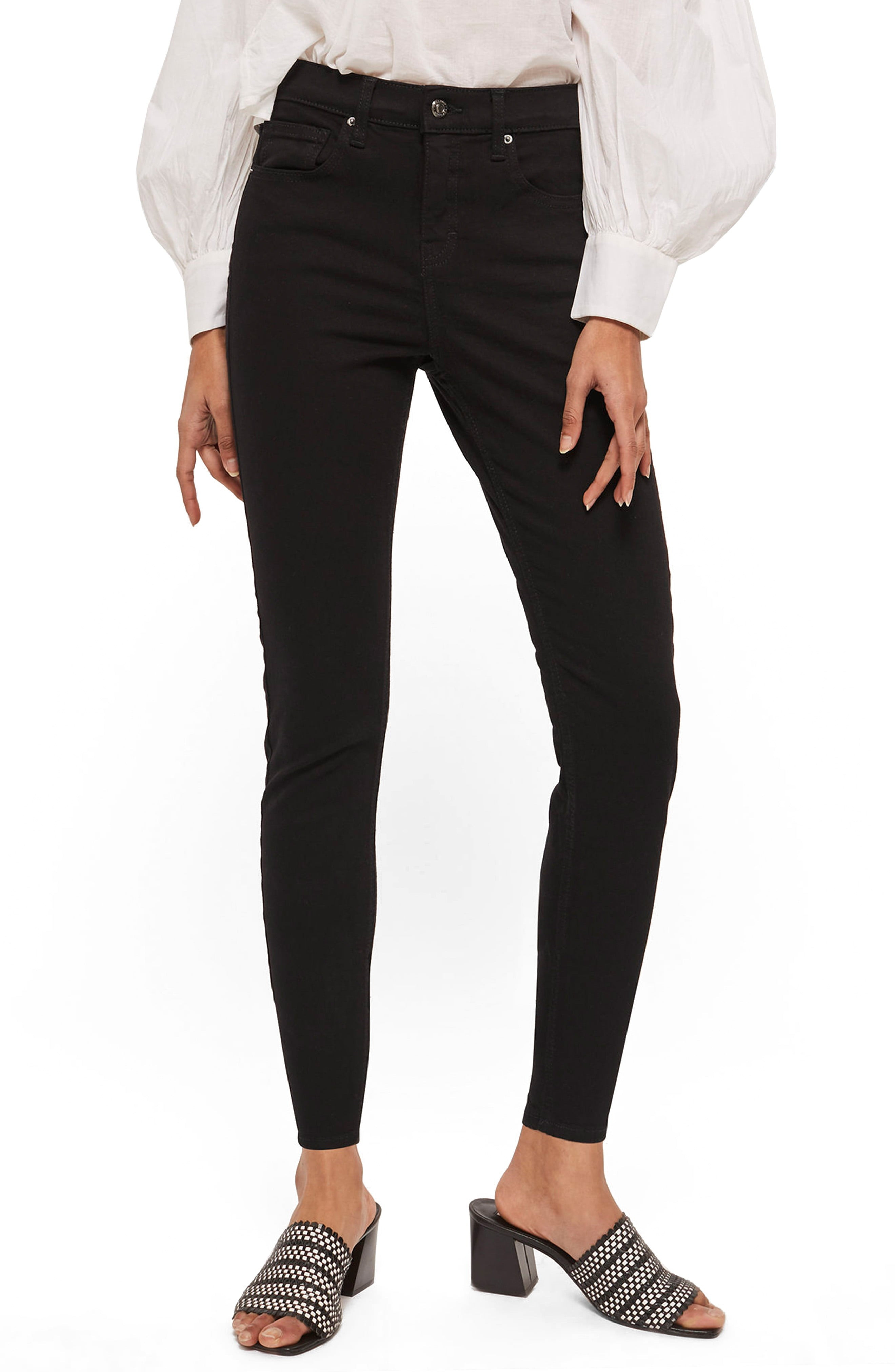 Topshop Jamie Petite Black Jeans (Petite) | Nordstrom