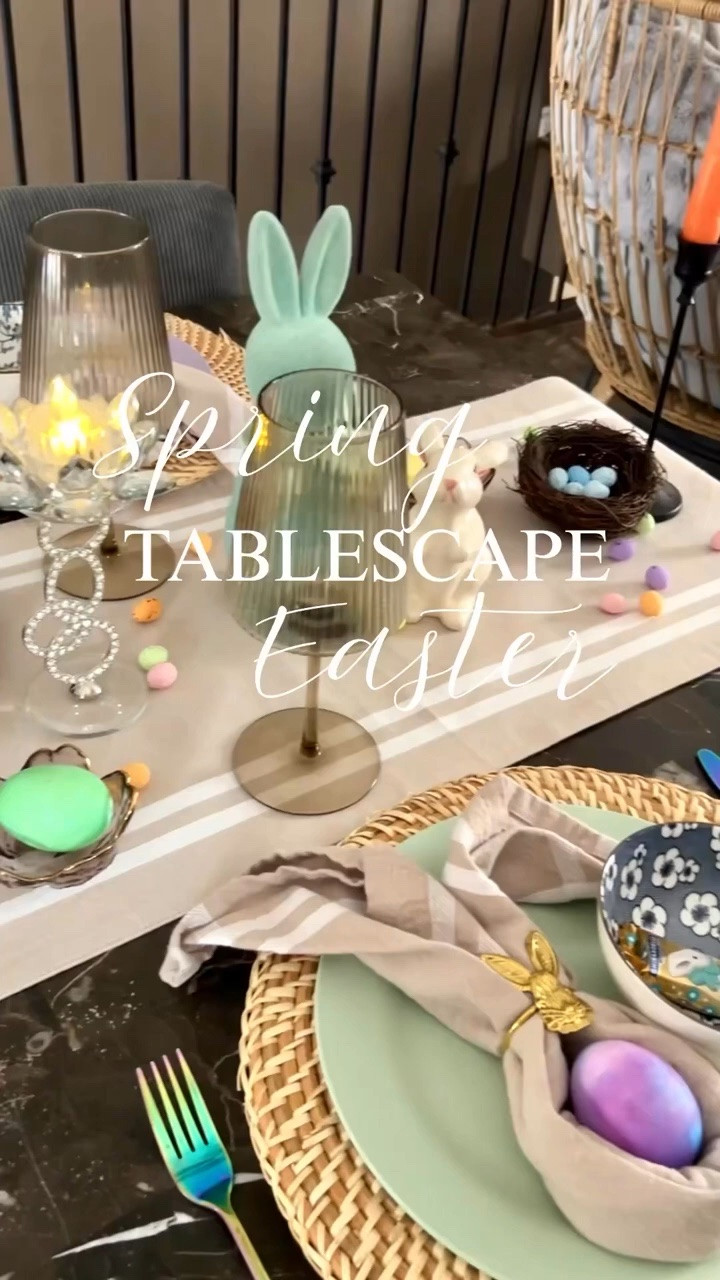 🌸🐇 Spring Easter Tablescape 2026 

➔ U.S. shoppers - find it on Amazon.com here: https://amzn.to/40vbHna


#LTKHome #LTKSeasonal #LTKvlog