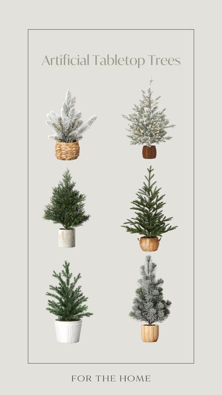 Tabletop trees are perfect for spicing up any space for the holidays. I love these new tabletop tree options from Target! Prices start at $10. #ltkfind

#LTKSeasonal #LTKHoliday