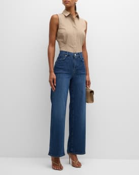 Le Slim Palazzo Jeans | Neiman Marcus