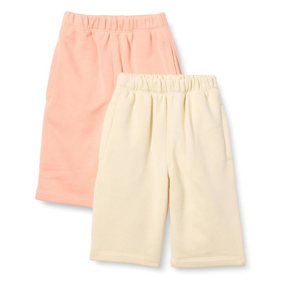Amazon Essentials Unisex Toddlers and Babies' French Terry Cotton Pants, Pack of 2 | Amazon (US)