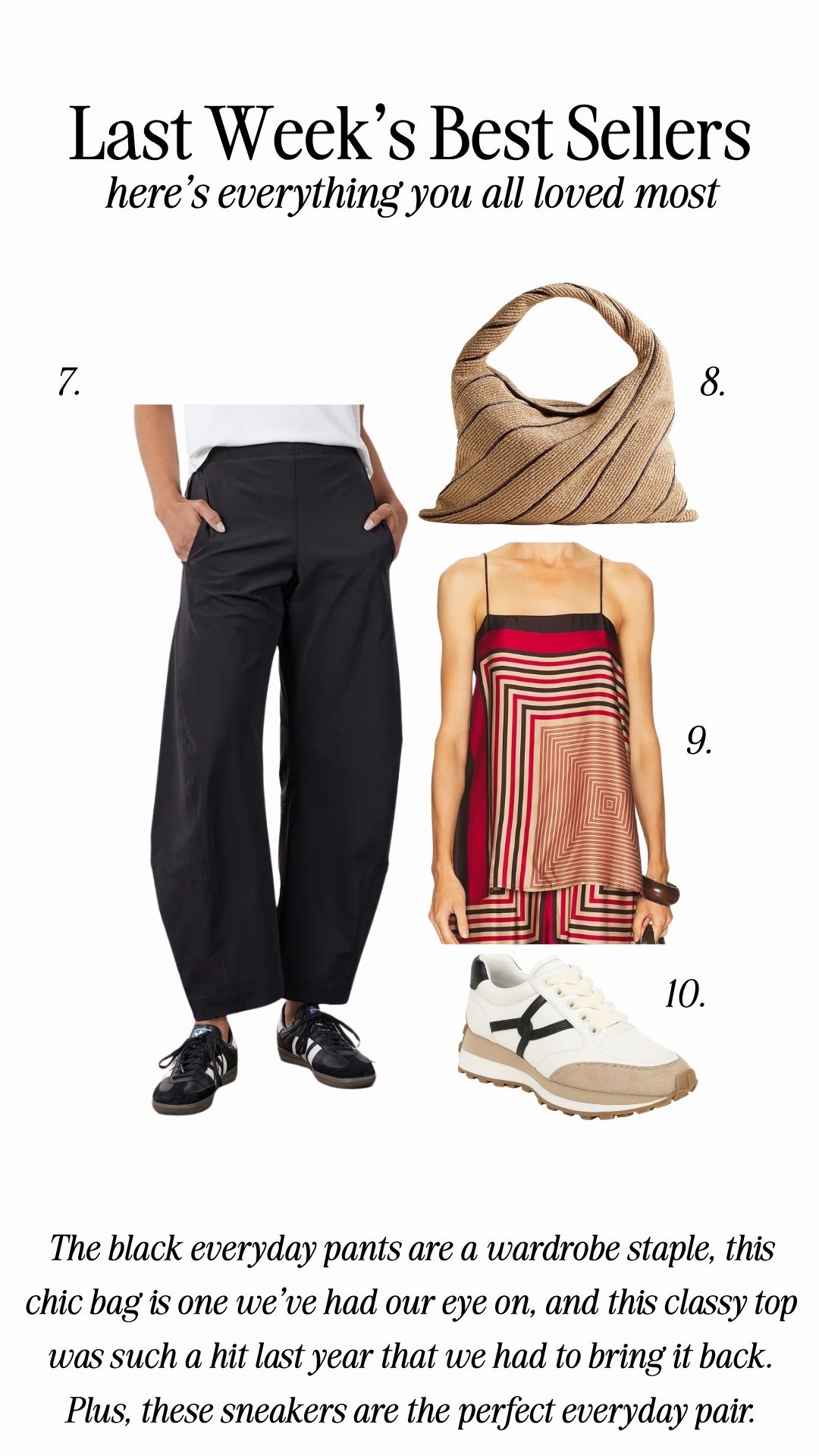 Last weeks bestsellers!

Fall fashion, fall outfit, trendy fashion, women’s fashion, everyday pants, designer bag