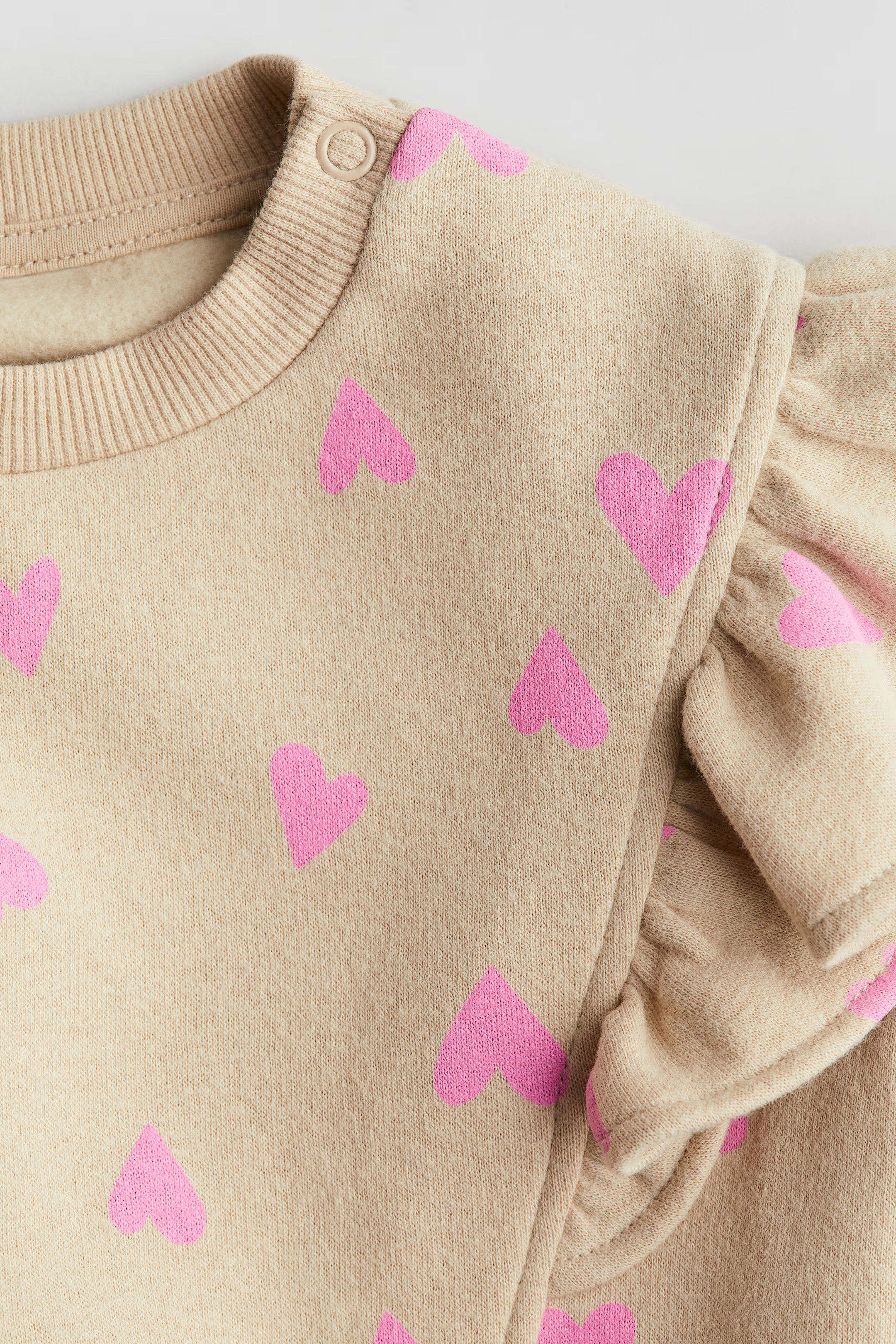 Flounce-Trimmed Sweatshirt | H&M (US + CA)