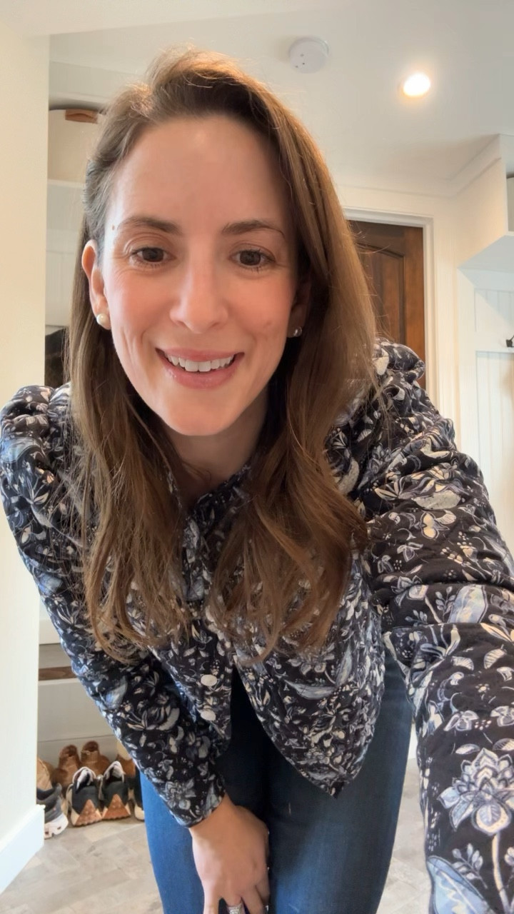 What I’m wearing this Monday morning! Jacket is Sail to sable and reversible- this is from the fall collection but there is a cute new version for spring I’ll link too!