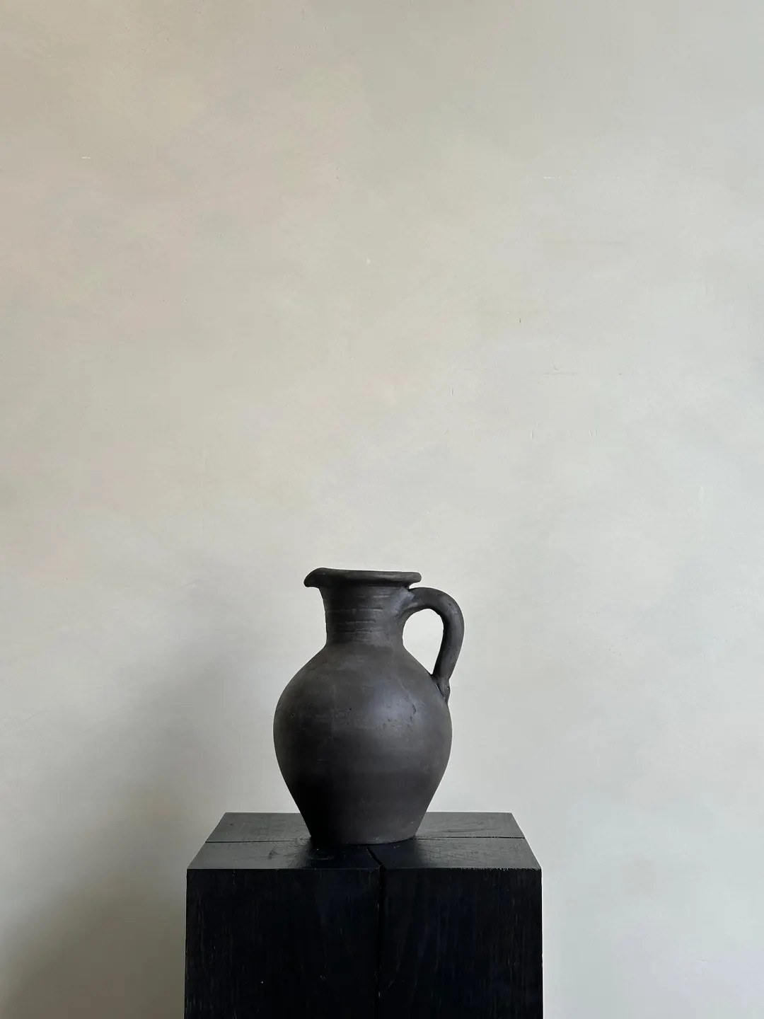 Vintage Brown Ceramic Pitcher, Farmhouse Decor | Etsy (US)