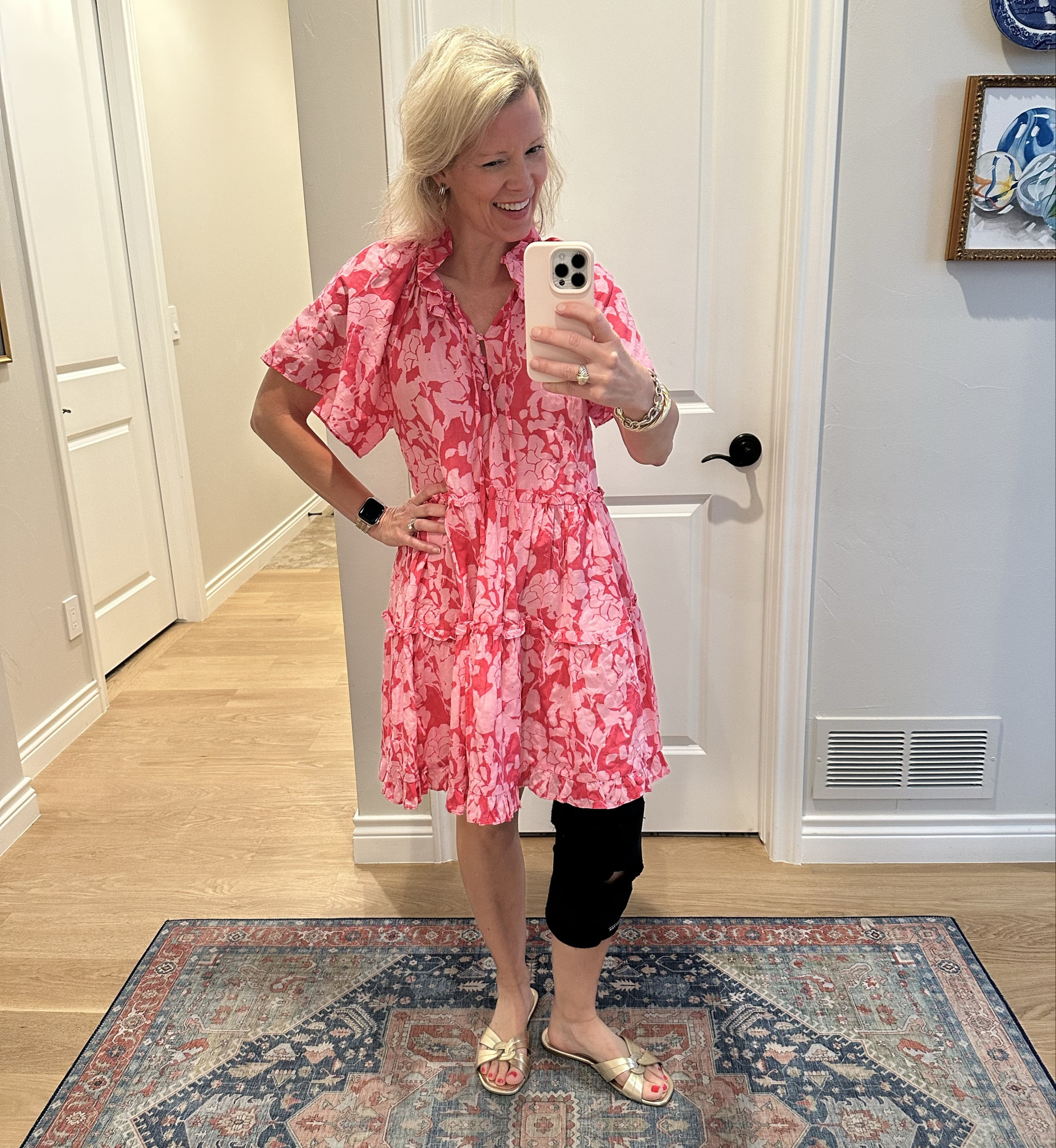 Wearing one of my favorite Tuckernuck dresses again today! I would recommend sizing down!  I have the blue and white as well and love it. 

#LTKSeasonal #LTKStyleTip #LTKParties