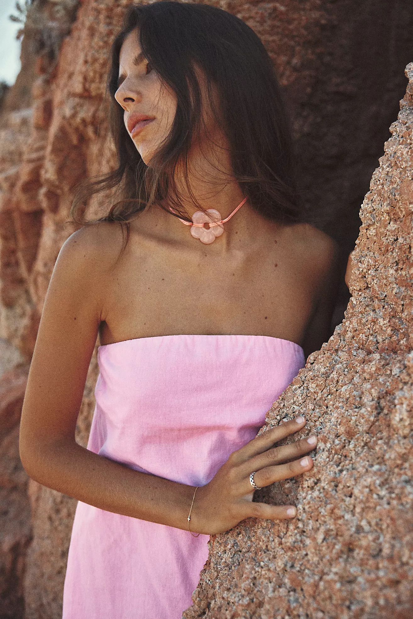 Baby Flower Cord Choker | Free People (Global - UK&FR Excluded)