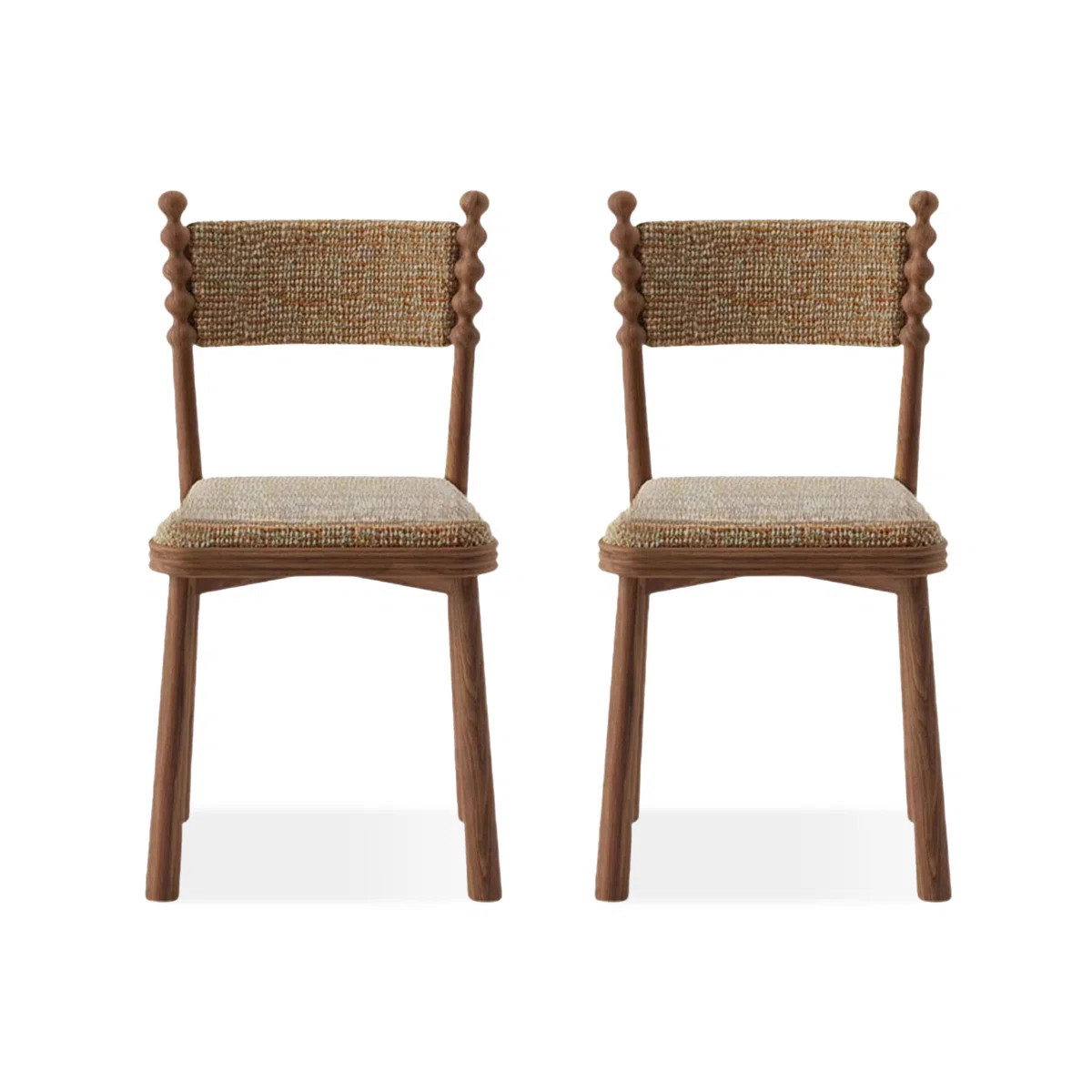 Medieval Solid Wood Back Side Chair(Set of 2) (Set of 2) | Wayfair North America