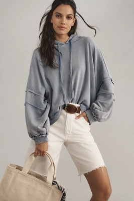 Pilcro Oversized Hooded Sweatshirt | Anthropologie (US)