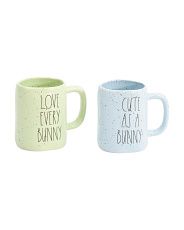 2pk Love Every Cute Bunny Mug Set | TJ Maxx