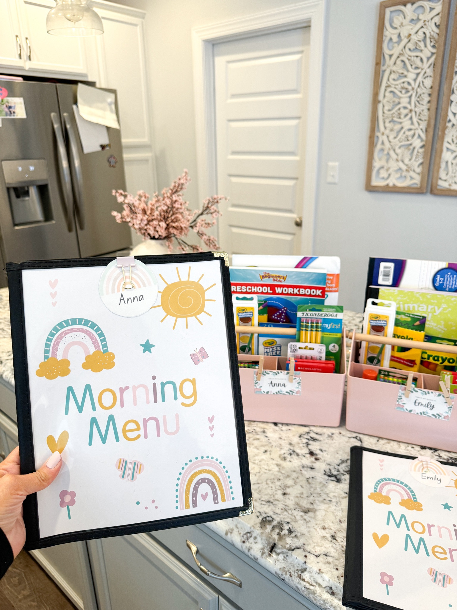 Morning menus for homeschool 

#LTKFamily #LTKKids #LTKBacktoSchool