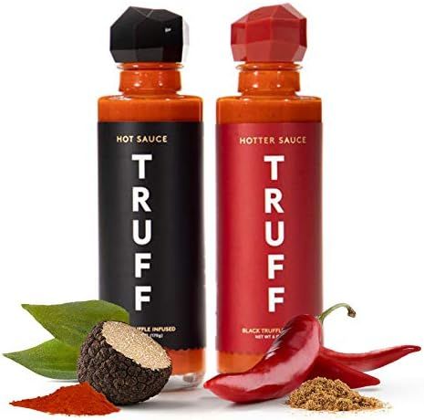 TRUFF Original and Hotter Black Truffle Hot Sauce 2-Pack Bundle, Gourmet Hot Sauce Set, Black Tru... | Amazon (US)