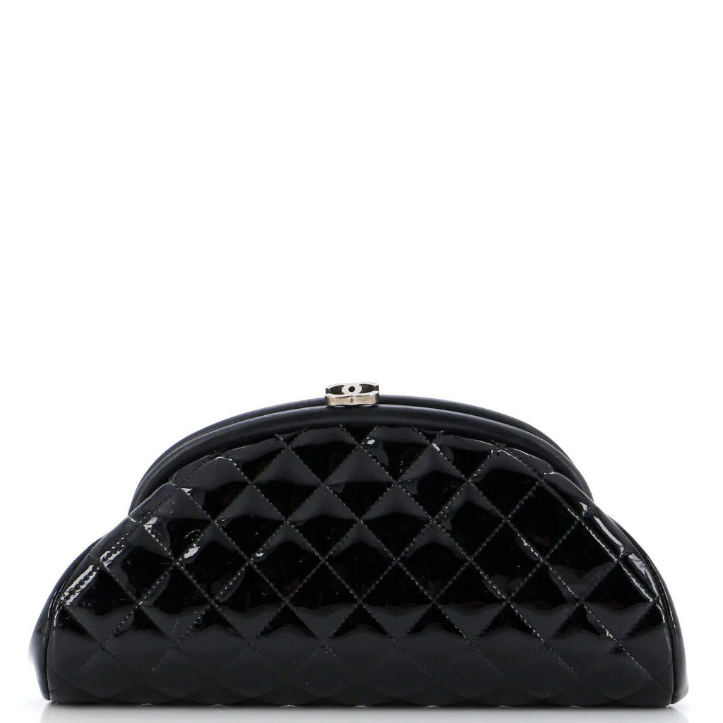 Timeless Clutch Quilted Patent | Rebag