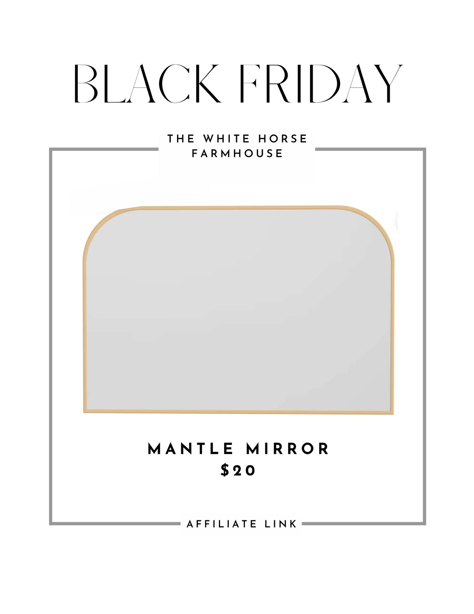 🔥🔥Mantle or accent mirror!! 🔥🔥 

Modern mirror that is the perfect touch to your accent area.  Entryway, mantle, or above a small console table.  

#mirror #homedecor #blackfridaydeal #blackfriday #homeaccent 

#LTKSaleAlert #LTKGiftGuide #LTKFindsUnder50