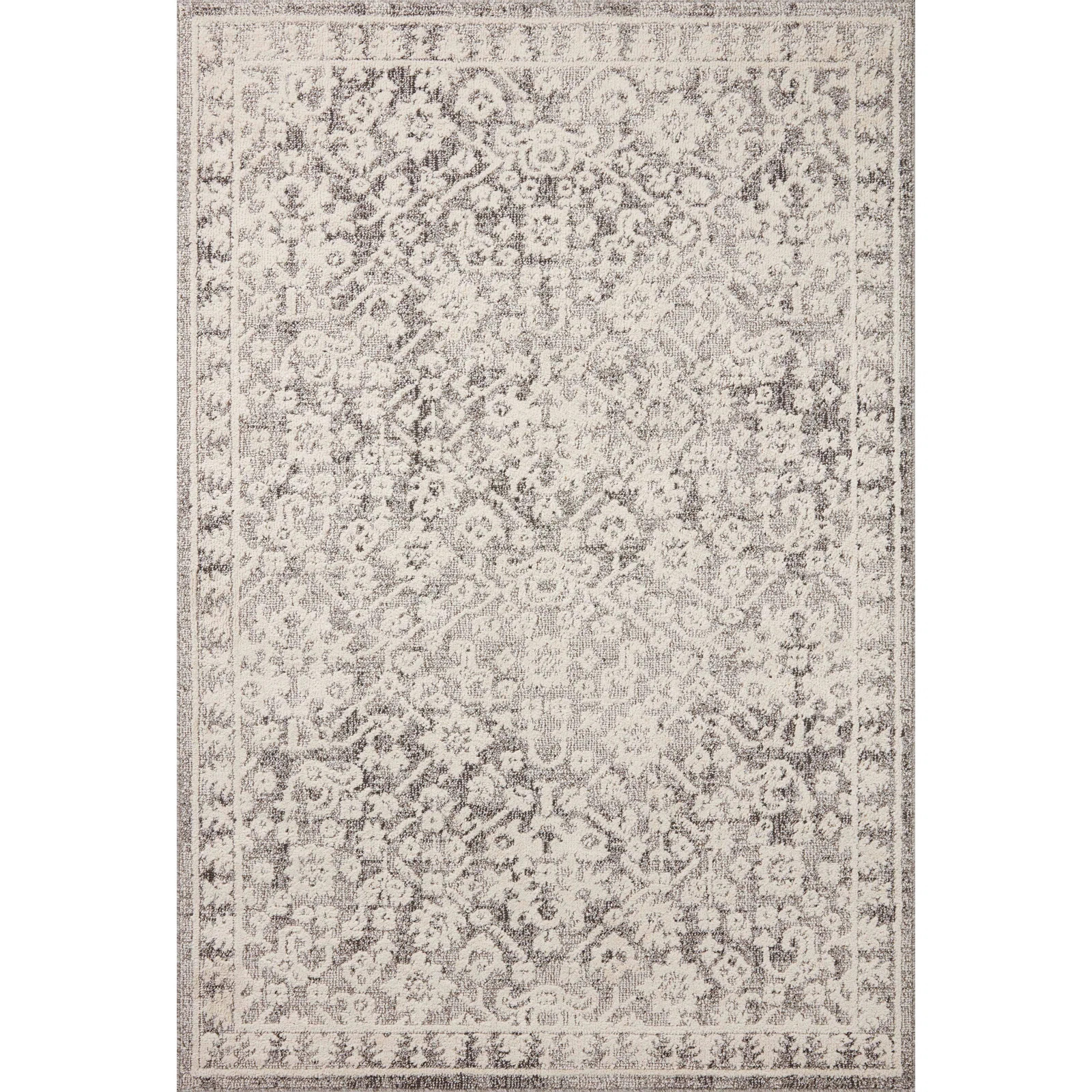 Magnolia Home by Joanna Gaines x Loloi Gigi Grey / Ivory Area Rug & Reviews | Wayfair | Wayfair North America