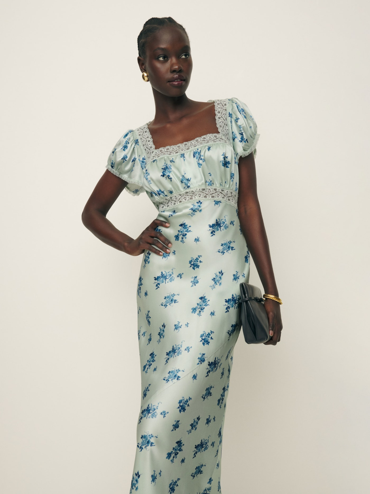 Clarisse Silk Dress | Reformation (Global)