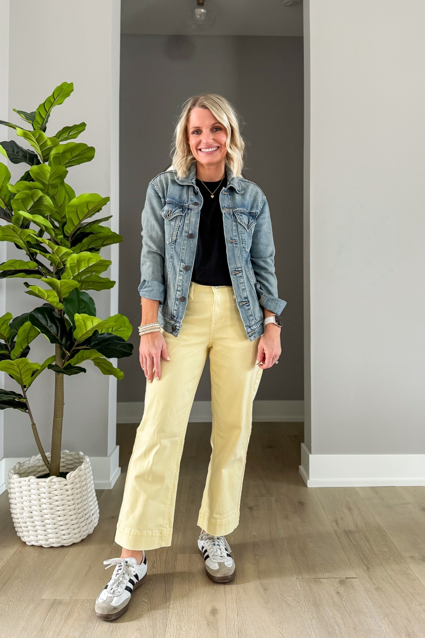 I love denim with black and a pop of color! 
Top- small
Jacket- xs
Pants- 0/short (use code: LTK10 for 10% off at @maurices) 

#LTKPetite #LTKOver40 #LTKSeasonal