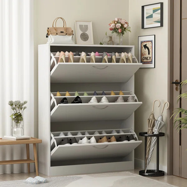 18 Pair Shoe Storage Cabinet | Wayfair North America