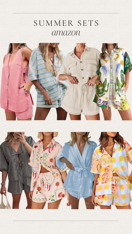 Summer sets from Amazon!

Matching sets | trending | summer fashion | spring outfits 

#LTKfindsunder50 #LTKstyletip #LTKSeasonal