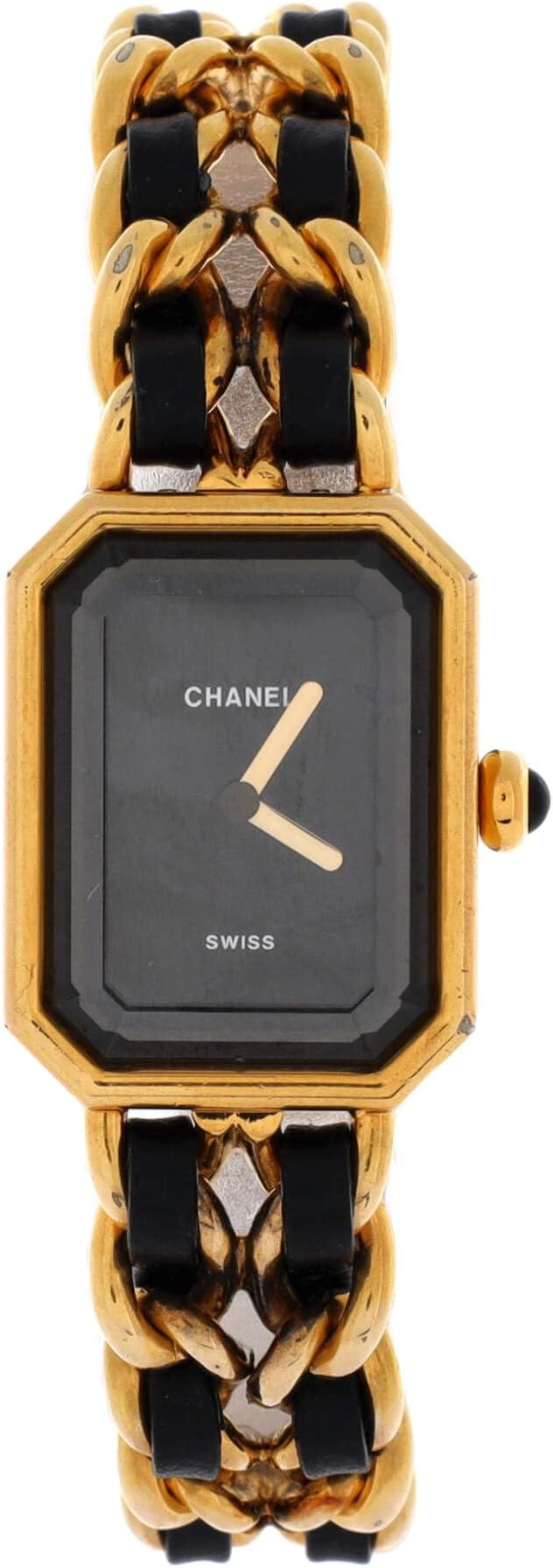 Amazon.com: Chanel, Pre-Loved Premiere Rock Quartz Watch Plated Metal and Leather 20 : Clothing, ... | Amazon (US)