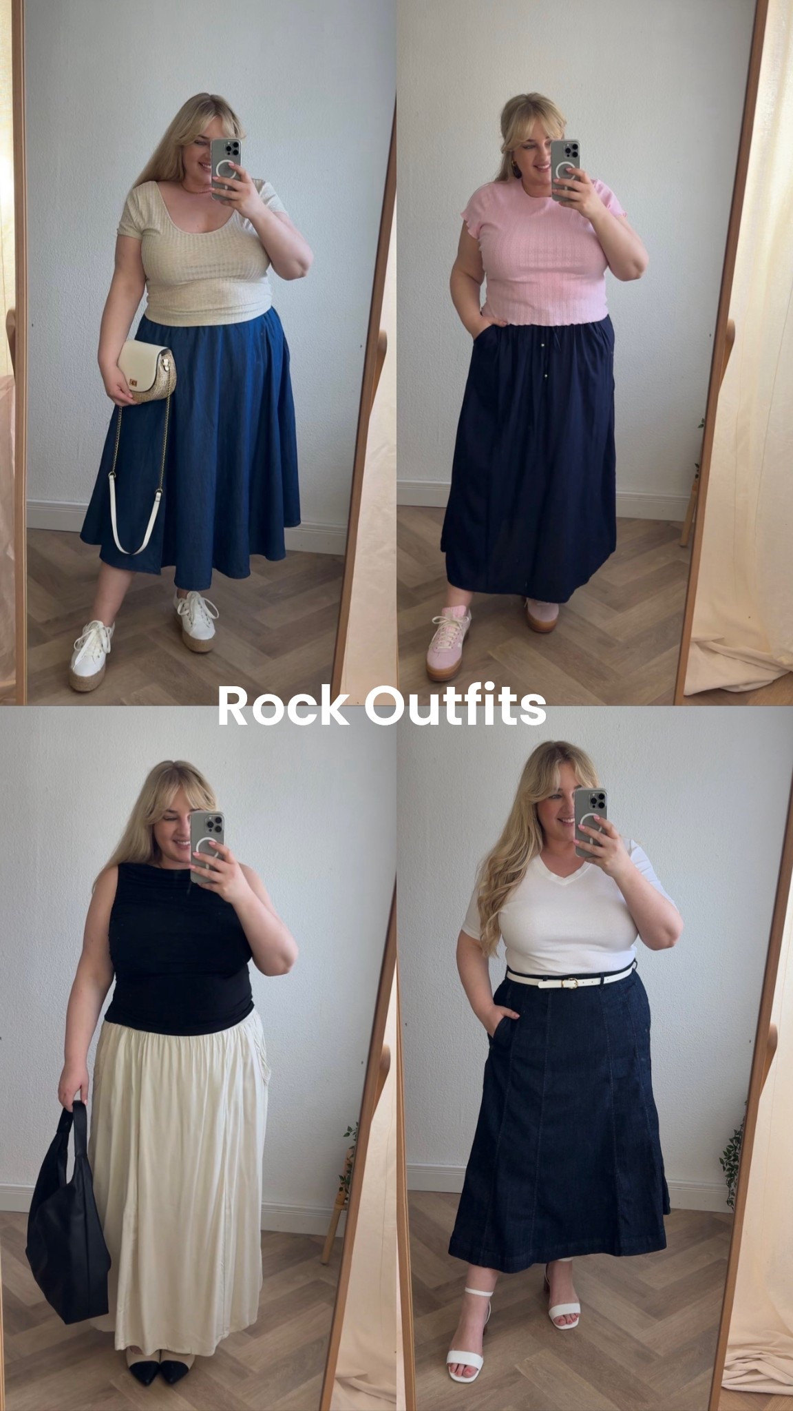 Rock Outfits 💙

20% sparen mit dem Code: OSTERN26 
nur bis 6.4. einmalig pro Kundin in der App bei Bon Prix einlösbar


#plussizefashion #röcke #frühlingsoutfit 

#LTKspring #LTKstyletip #LTKplussize