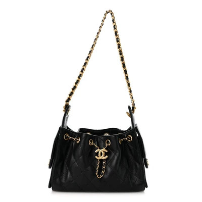 Caviar Quilted Mini Chanel 25 Handbag Black | FASHIONPHILE (US)