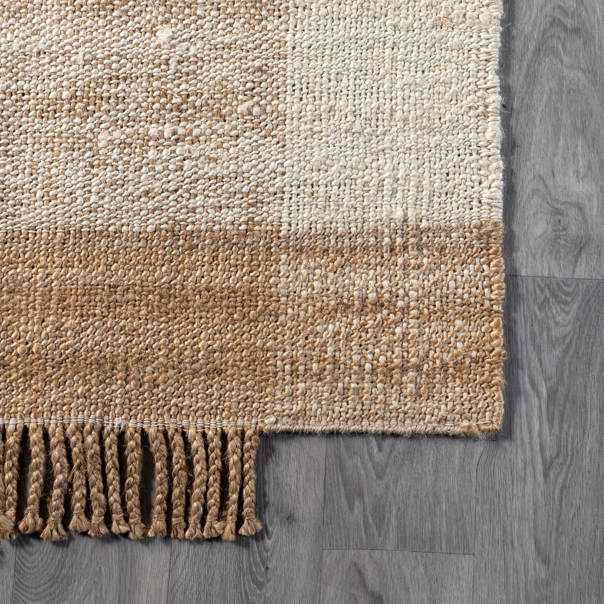 Berdette Jute Solid Rug | Natural | Rugs USA
