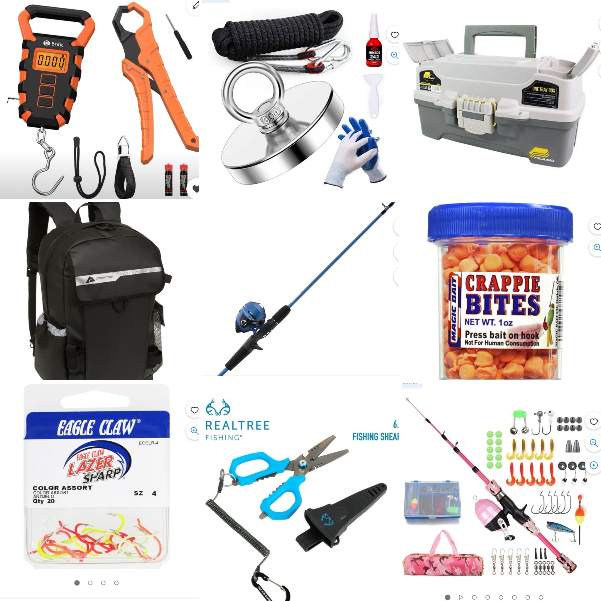Fishing necessities from Walmart 

#LTKKids #LTKGiftGuide #LTKMens
