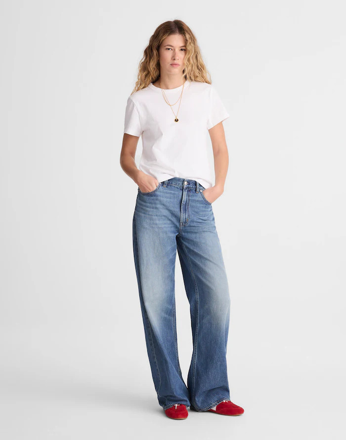 The Low-Slung Baggy Jean in Airy Denim | Madewell
