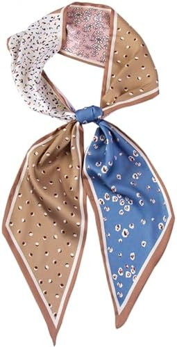 Hioyiwse Head Scarf Hair Neck Scarves For Women Purse Bag Scarfs For Handbags Silky Long Thin Sat... | Amazon (US)