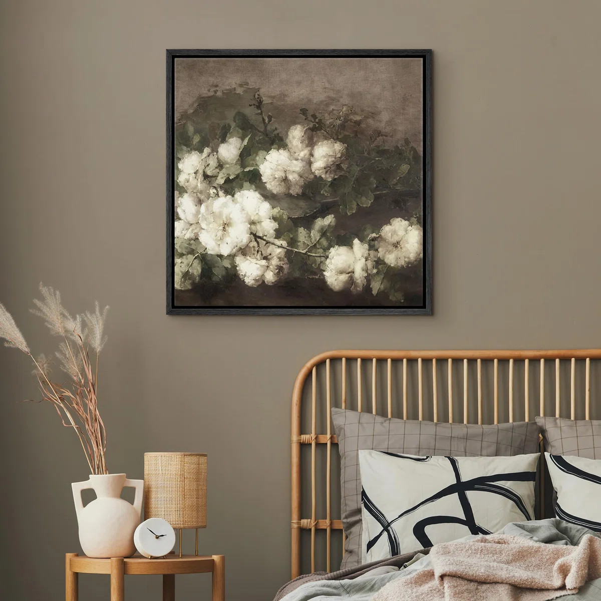 Vintage Floral Patterns " Vintage White Roses Timeless Floral Elegance Nature Wilderness Illustra... | Wayfair North America