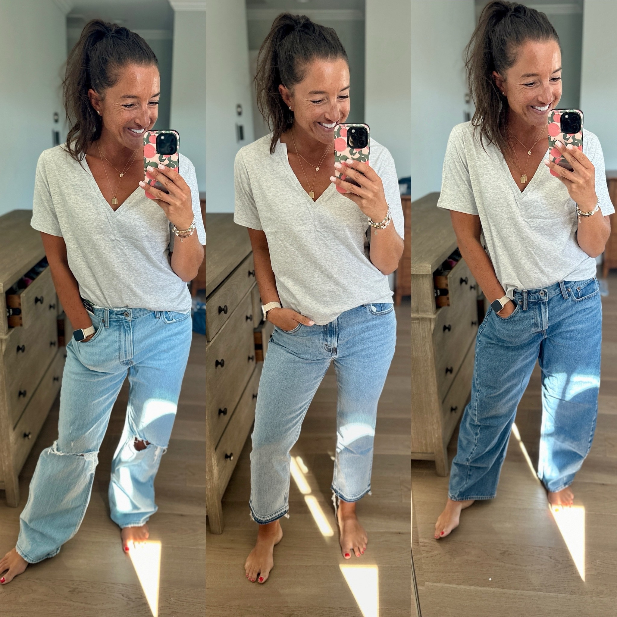 Keeping it simple yet stylish with my new favorite Abercrombie denim! Perfectly distressed for that effortlessly chic vibe. These jeans are my go-to for just about any outing. Pair it with a basic tee for an instant classic look. ✨ #CasualChic #DenimDays #AbercrombieStyle

#LTKSeasonal #LTKFamily #LTKStyleTip