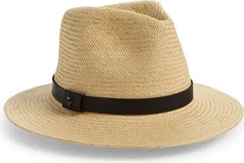 AllSaints Ramskull Straw Fedora | Nordstrom | Nordstrom