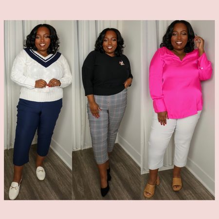 Plus Size Workwear - Styling the Lane Bryant 4-Season capri 3 ways - great for everything from the office to brunch & can even be styled up for a date night 

Wearing size 18

#LTKfindsunder50 #LTKplussize #LTKstyletip