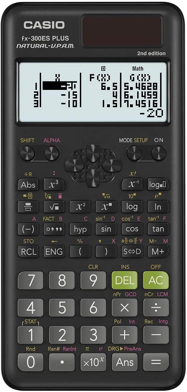 Casio fx-300ES Plus 2nd Edition – Standard Scientific Calculator | 262 Functions, Natural Textb... | Amazon (US)