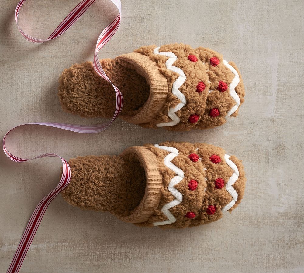 Gingerbread Slippers | Pottery Barn (US)
