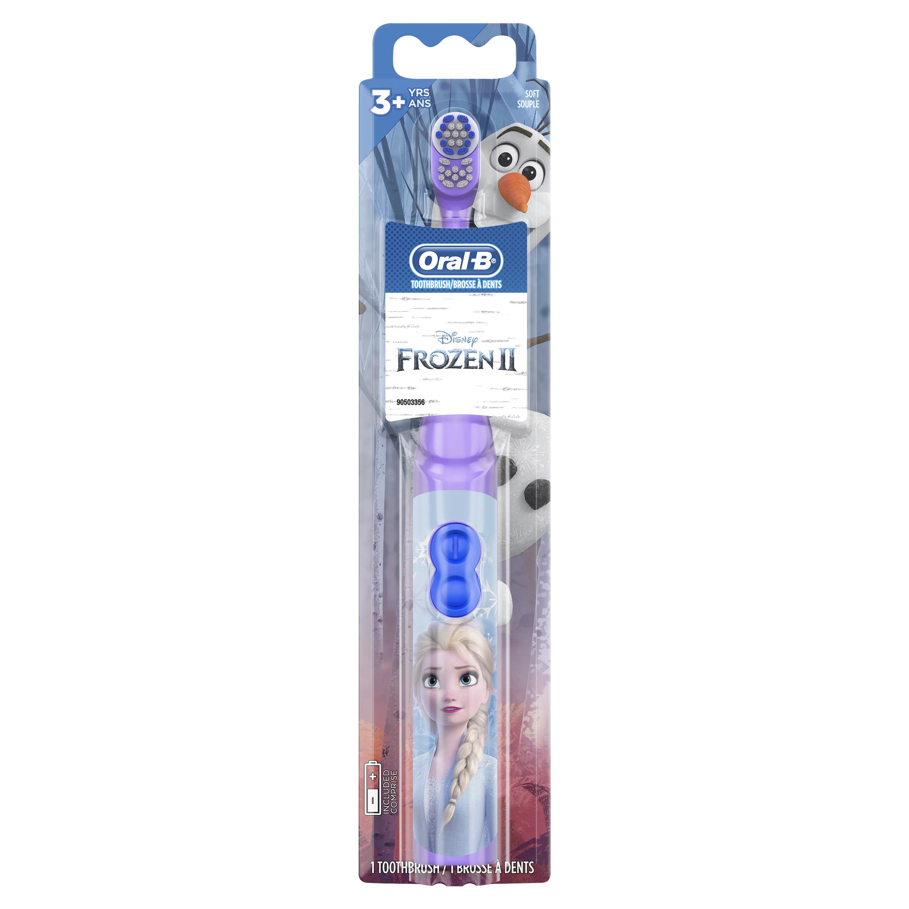 Oral-B Pro-Health Jr. Battery Kid's Frozen Electric Toothbrush, Soft - Walmart.com | Walmart (US)