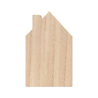 4" D.I.Y. Wood House Décor with Chimney by Make Market® | Michaels Stores