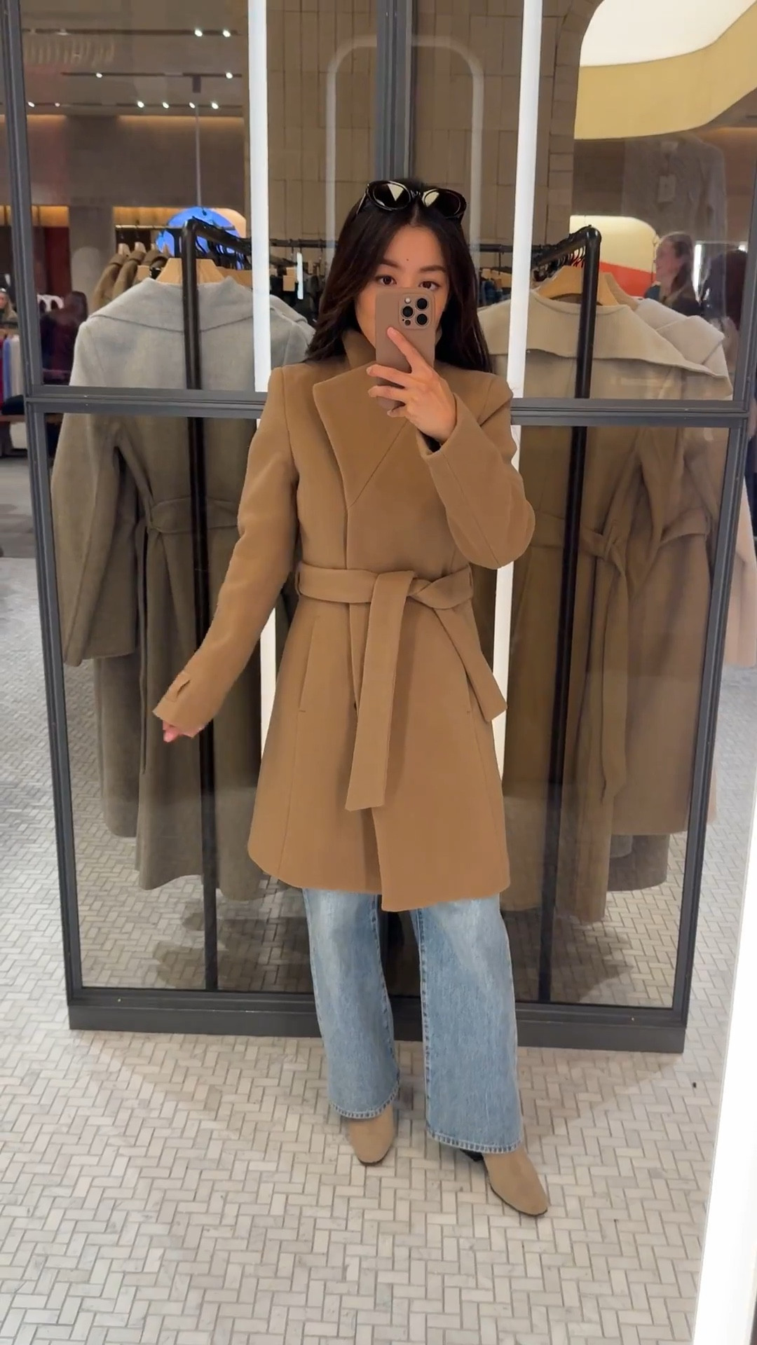 The Connor wrap coat, one of the more petite friendly classics that come back each year in lots of colors. This is the shorter version, also linked the long.

• Connor Coat - xxs is slim fit and shapely on me with sleeves a tad long.

Collar can be worn flipped up or down 

• Farrah hi-rise wide leg jeans sz 24 short - slightly loose at my waist. 

@aritzia #aritziapartner #ad

Fall winter coats, petite friendly

#LTKGiftGuide #LTKPetite #LTKSeasonal