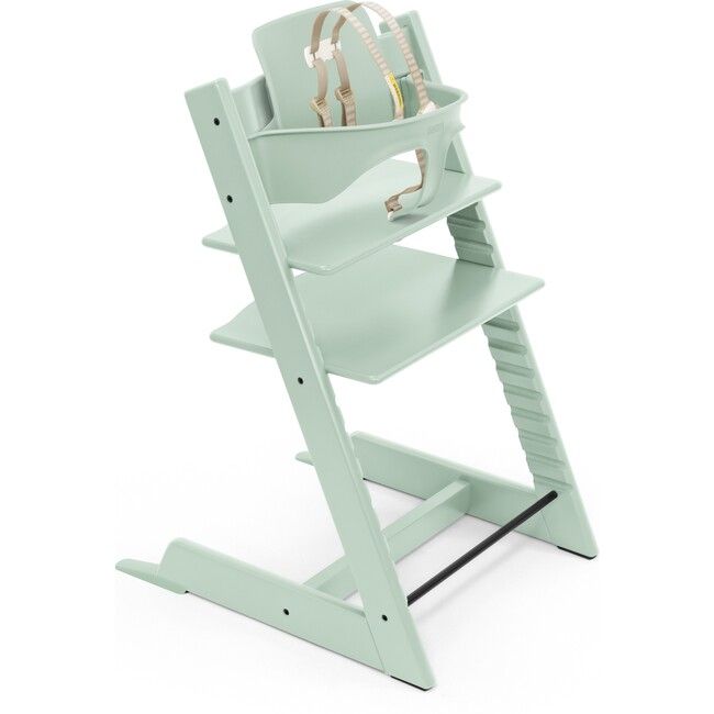 Tripp Trapp® High Chair (includes Tripp Trapp® + Baby set), Soft Mint | Maisonette
