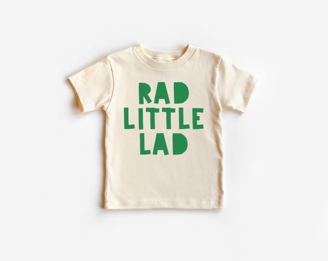 Rad Little Lad, Boy St. Patrick's Day Shirt, Toddler Boy T-Shirt, St. Patrick's Day Outfit, Youth... | Etsy (US)