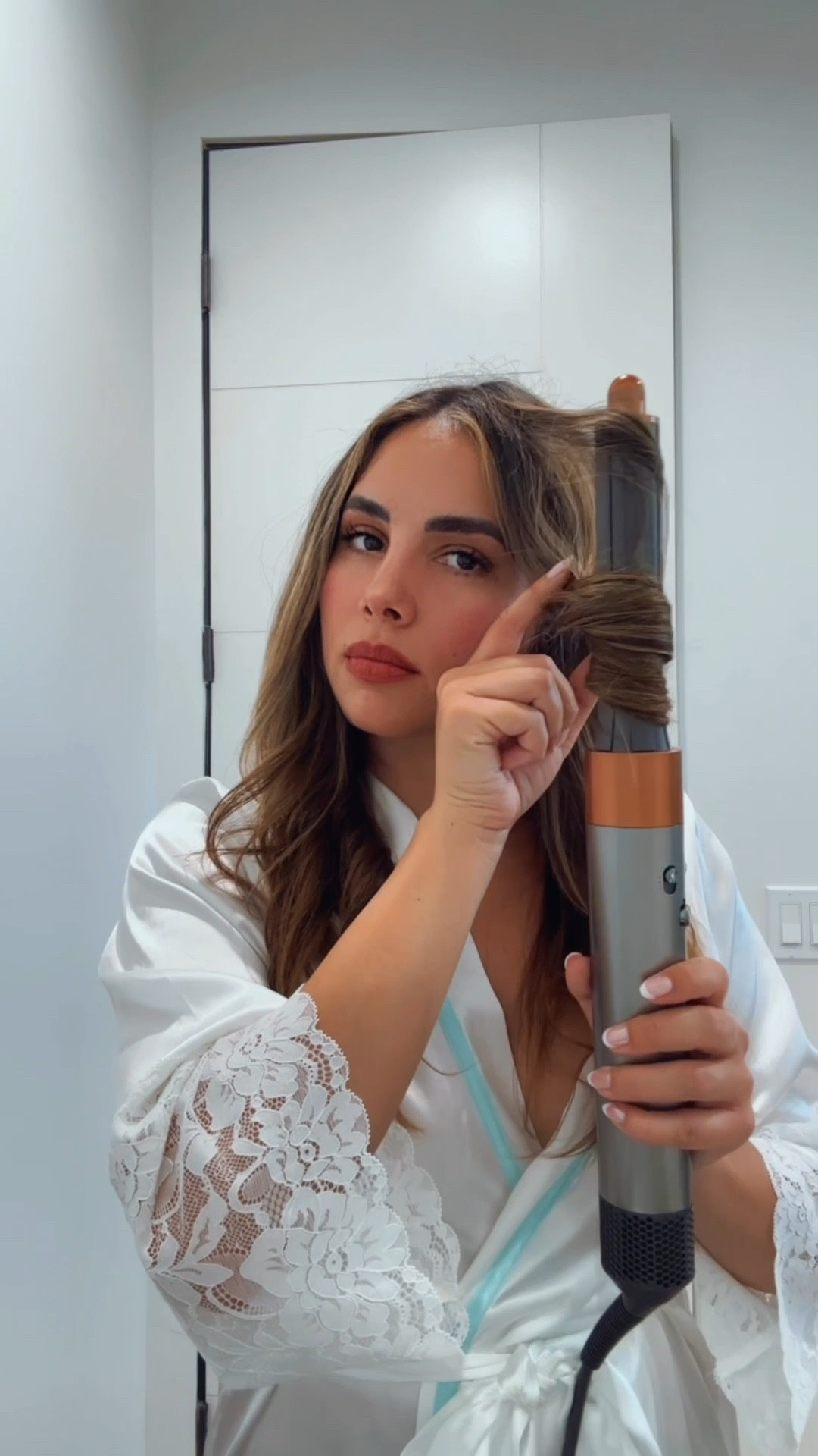 Getting ready for a summer wedding with my Dyson airwrap 😍

#LTKWedding #LTKBeauty #LTKSaleAlert