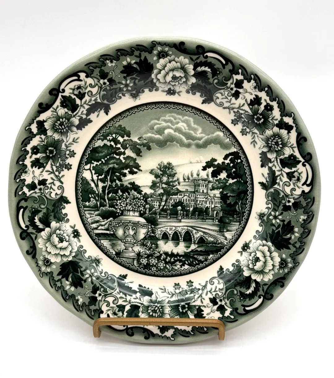 SALAD / LUNCHEON PLATES Set of (2) Belmont Green by Legend British Heritage China - Etsy | Etsy (US)