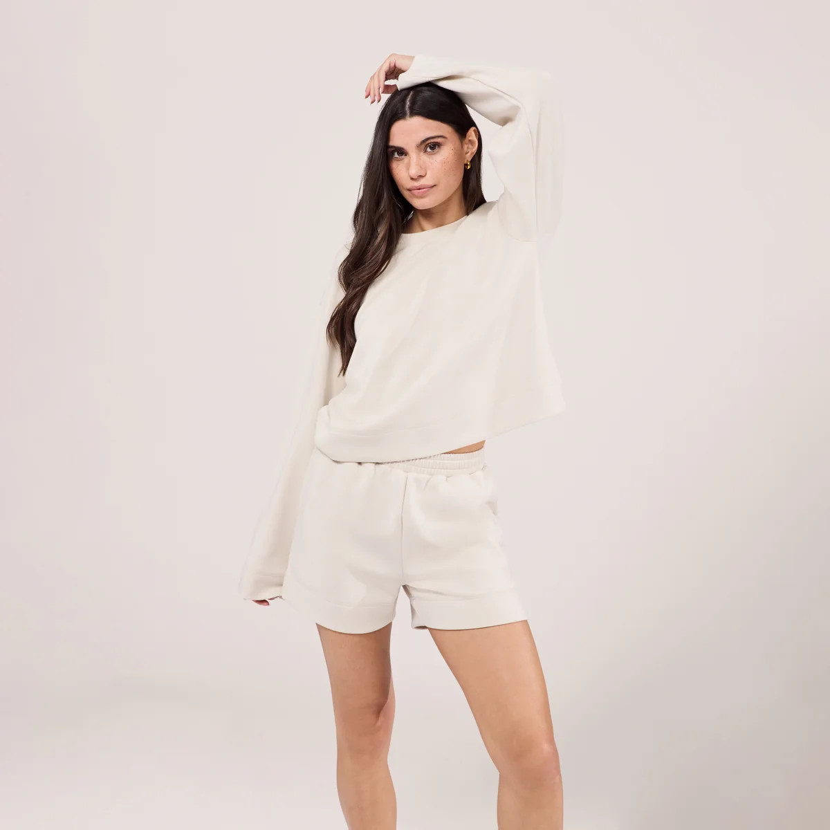 Ultimate Everyday Short Set | Ecru | LOVALL