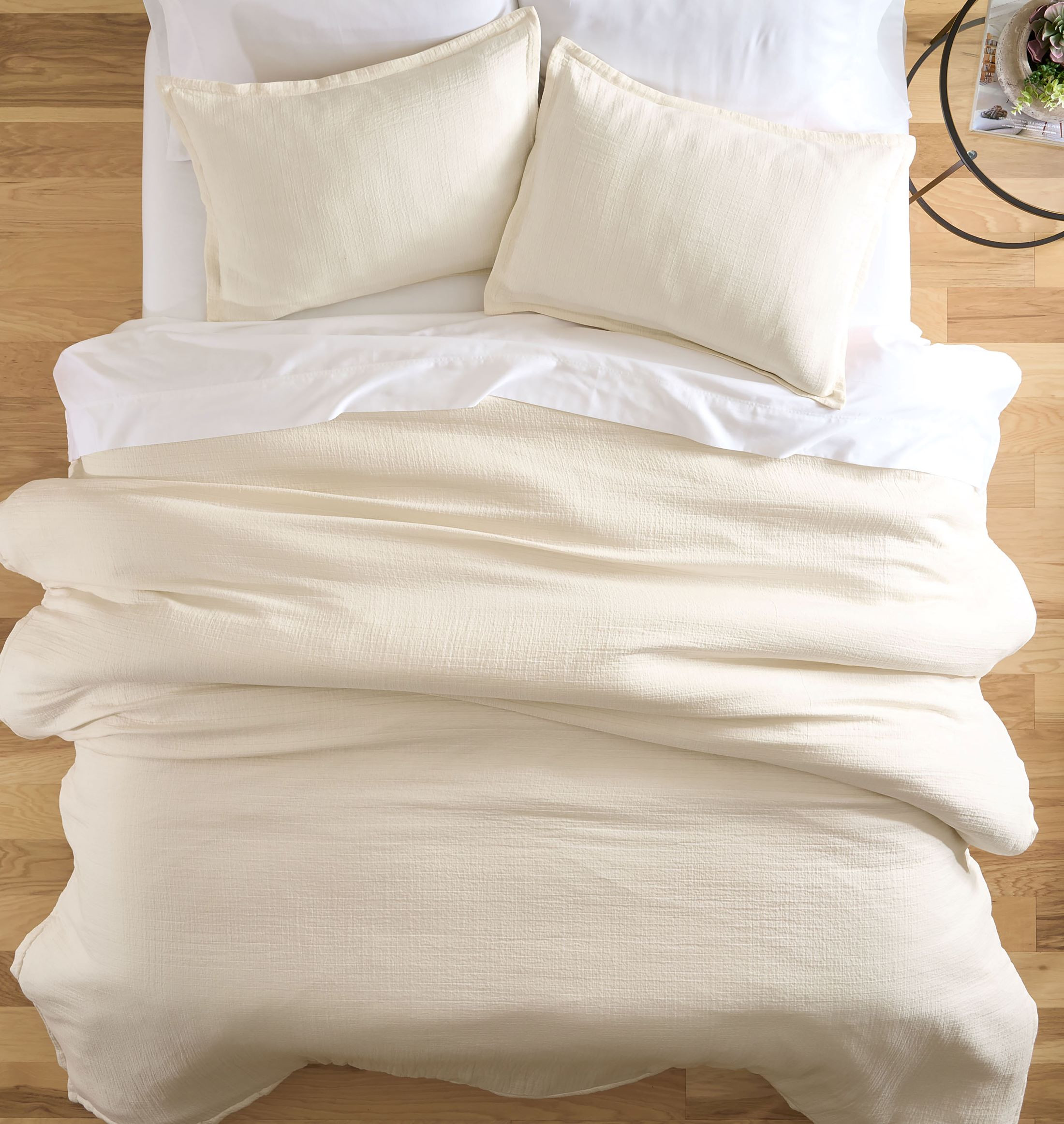 Better Homes & Gardens 3-Piece Cream Gauze Comforter Set, Adult King | Walmart (US)