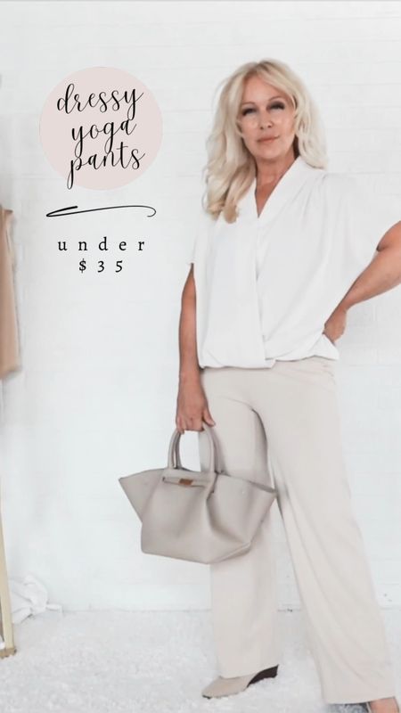 Amazon Dressy Yoga Pants Under $35. Office Outfit / Neutral Outfit / Business Outfit / Summer Outfit


#LTKFindsUnder50 #LTKWorkwear #LTKOver40