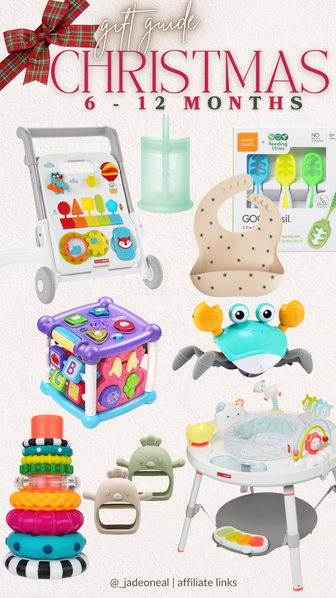 gift guide for 6-12 months! This age is so
fun around the holidays. For the big gift I go for a walker or an activity center. 

The dancing crab is hilarious and great for encouraging them to crawl. Teethers and baby feeding favorites are a great gift options for this age too! 

baby gifts, gift ideas for baby, Christmas ideas for baby, Christmas gifts for baby, 6 month old gifts, gift ideas for a one year old 

#LTKSaleAlert #LTKBaby #LTKGiftGuide
