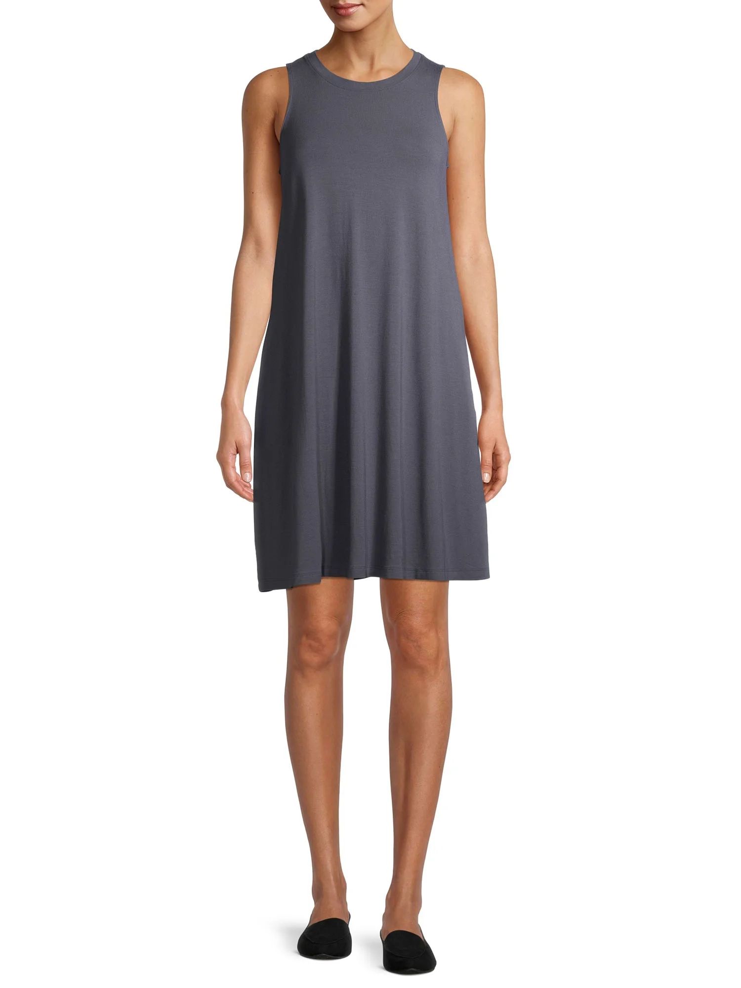 Time and Tru Women's Sleeveless Knit Dress | Walmart (US)